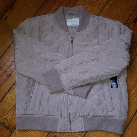 Lucky Brand Bomber Puff Jacket - Picture 3 of 5